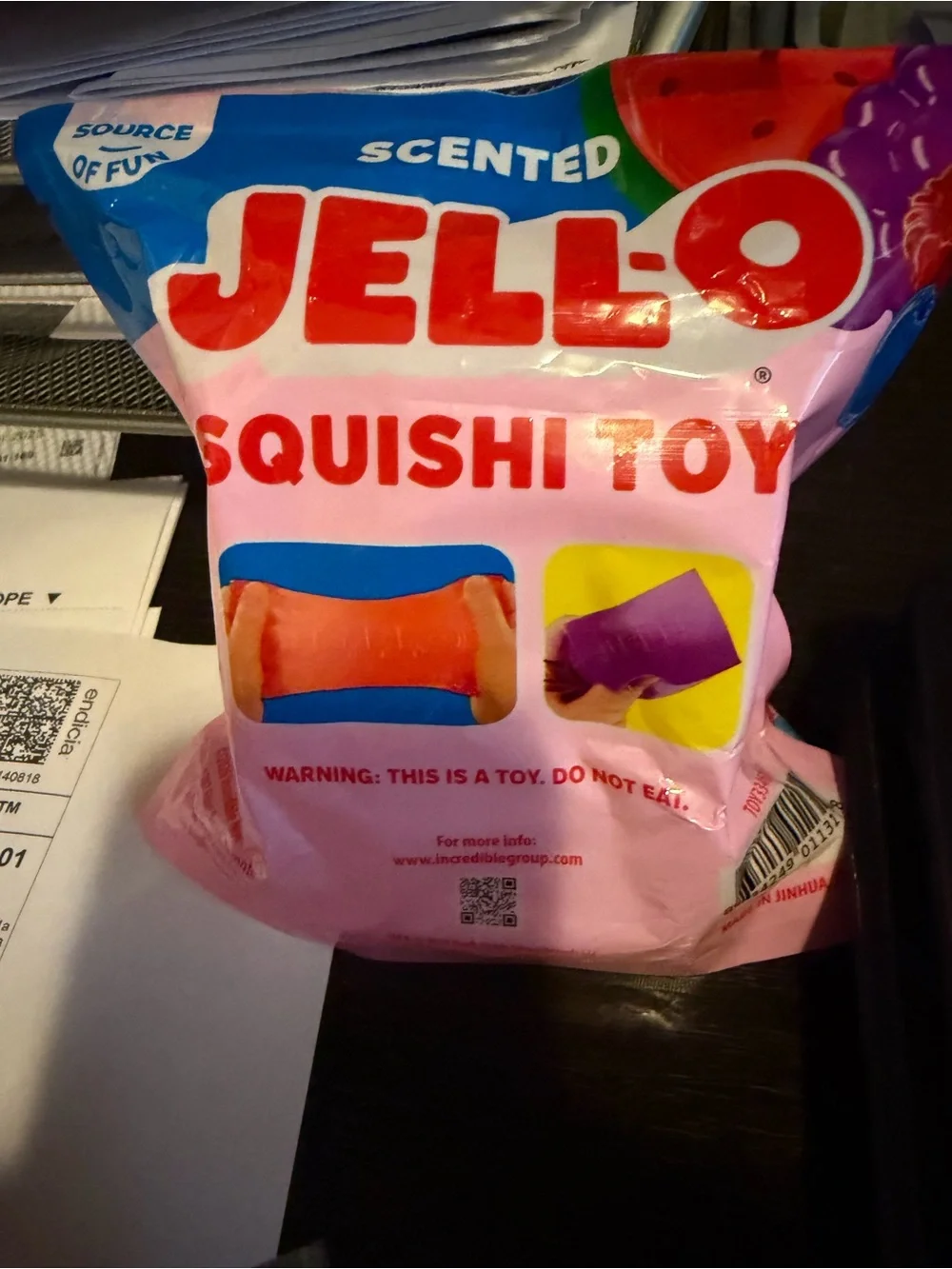 Red Scented Squishi Toy